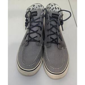 Sperry Top-Sider high-top Boat Shoes Gray Size 8